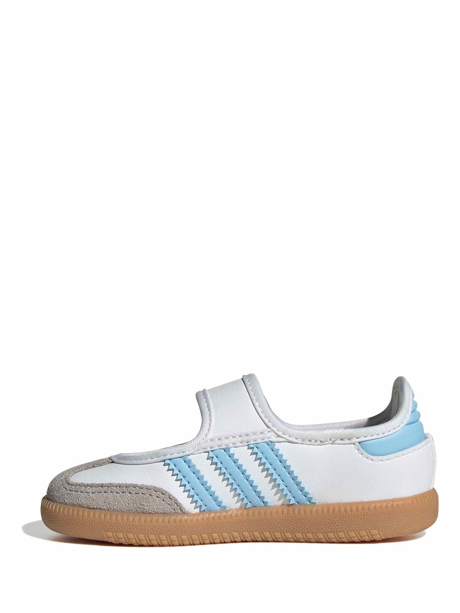adidas Originals White Samba Jane Trainers image 4