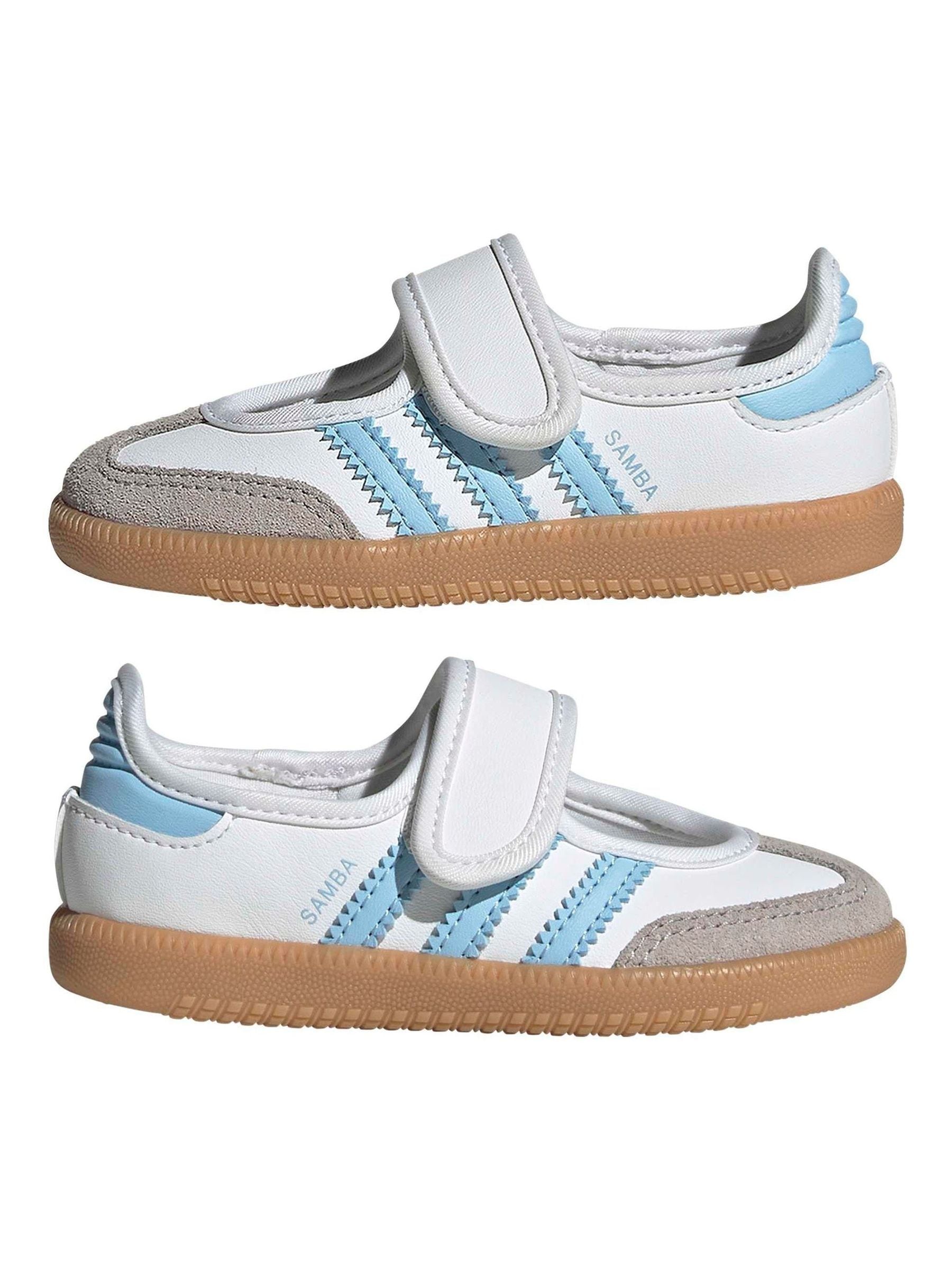 adidas Originals White Samba Jane Trainers image 5
