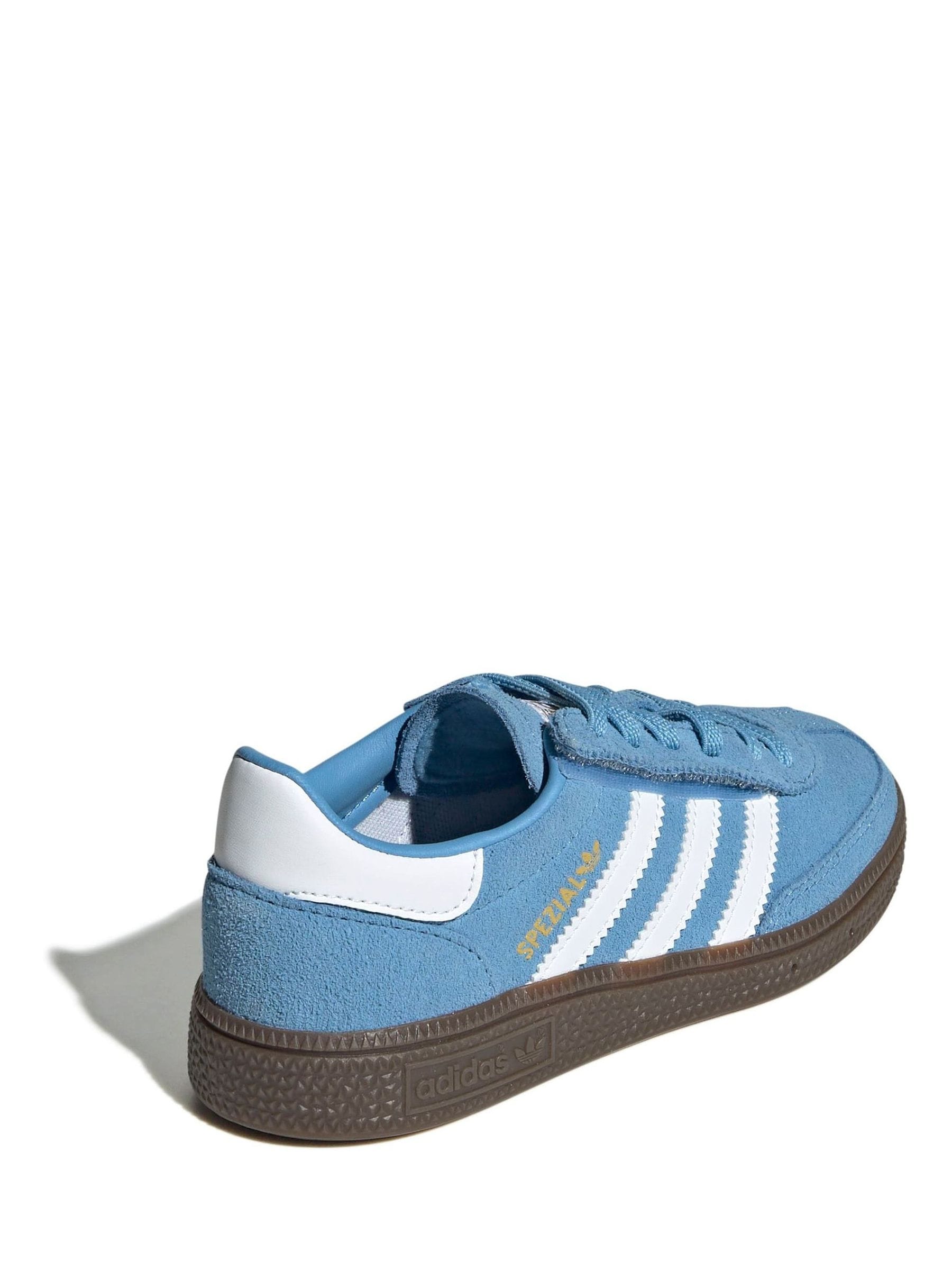 adidas Originals Blue Handball Spezial Comfort Closure Elastic Lace Trainers image 2