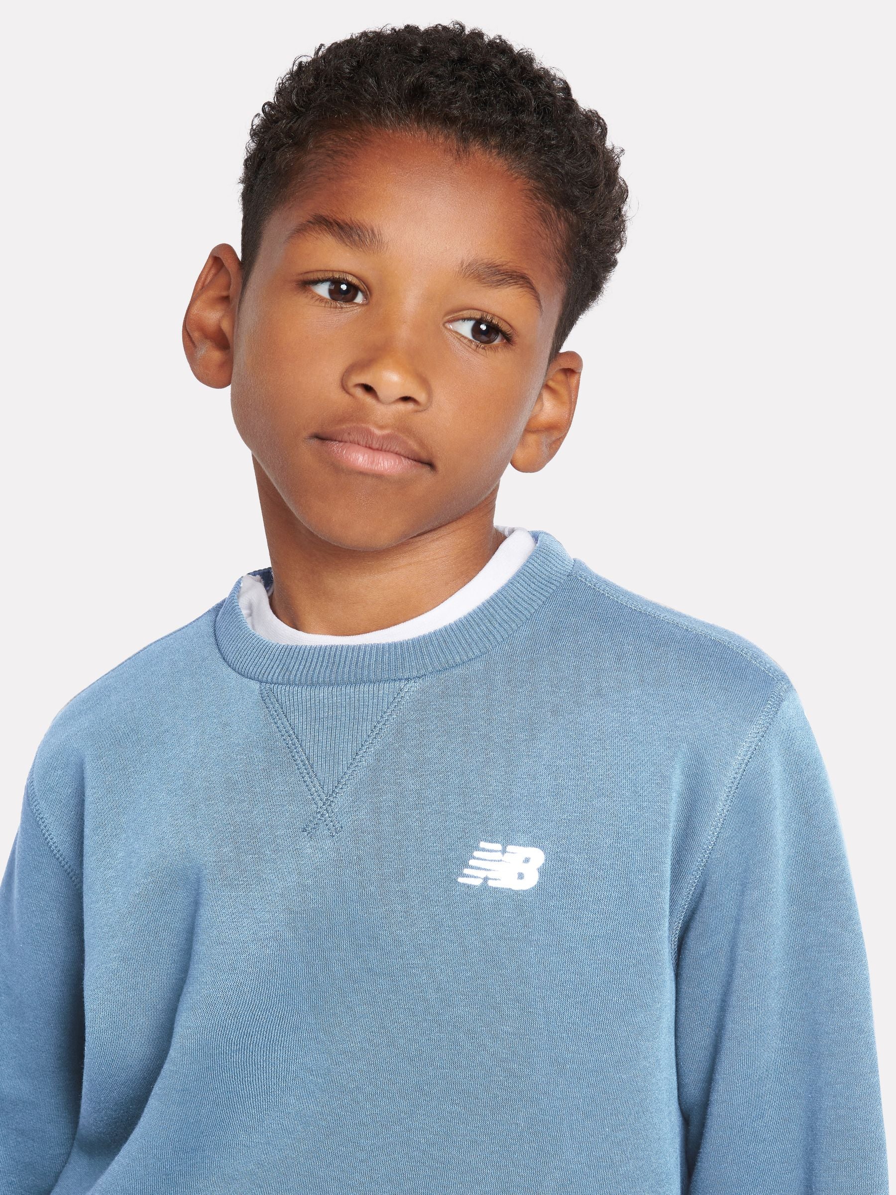 Dsiney Kidz - New Balance Blue Small Logo Sweatshirt image 5
