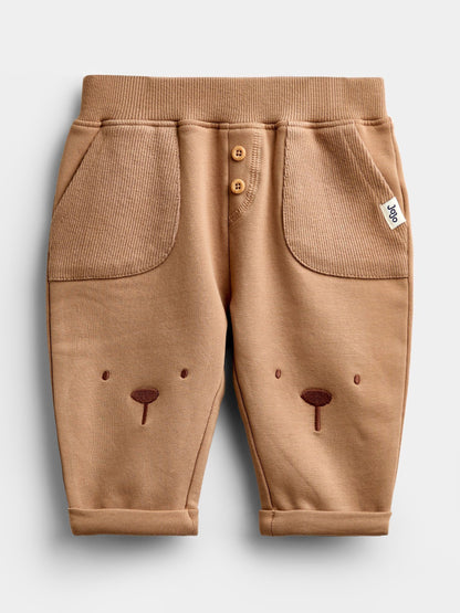 Dsiney Kidz - JoJo Maman Bébé Brown Bear Sweatshirt & Trouser Set image 4