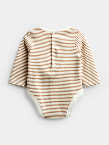 Dsiney Kidz - Jojo Maman Bébé Brown Bear Jersey Dungaree & Bodysuit Set image 3