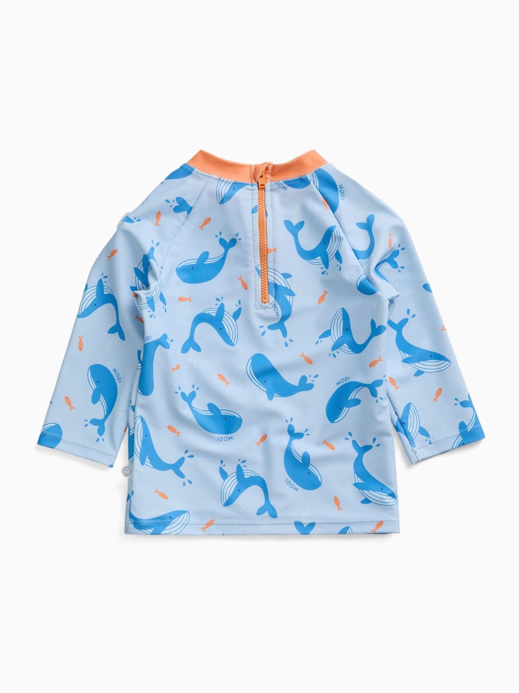 MORI Blue Whale Song Rash Vest image 3