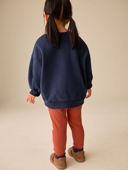 Navy Bear Sweatshirt and Leggings Set (3mths-7yrs) - image 3