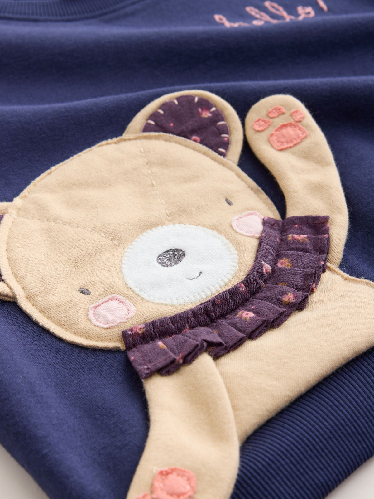 Navy Bear Sweatshirt and Leggings Set (3mths-7yrs) - image 8