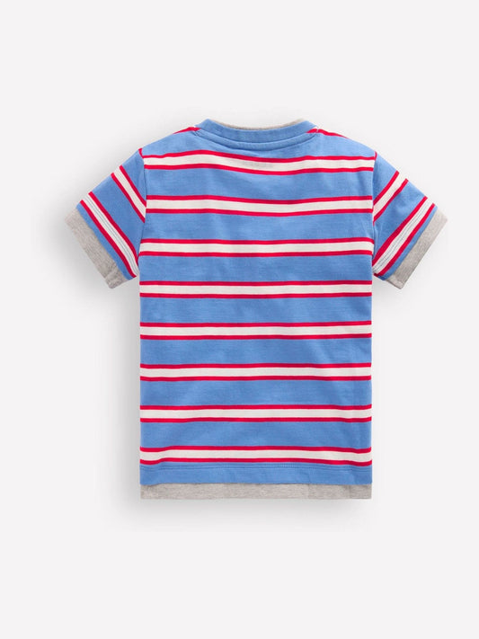Boden Blue Double Layer T-Shirt image 2