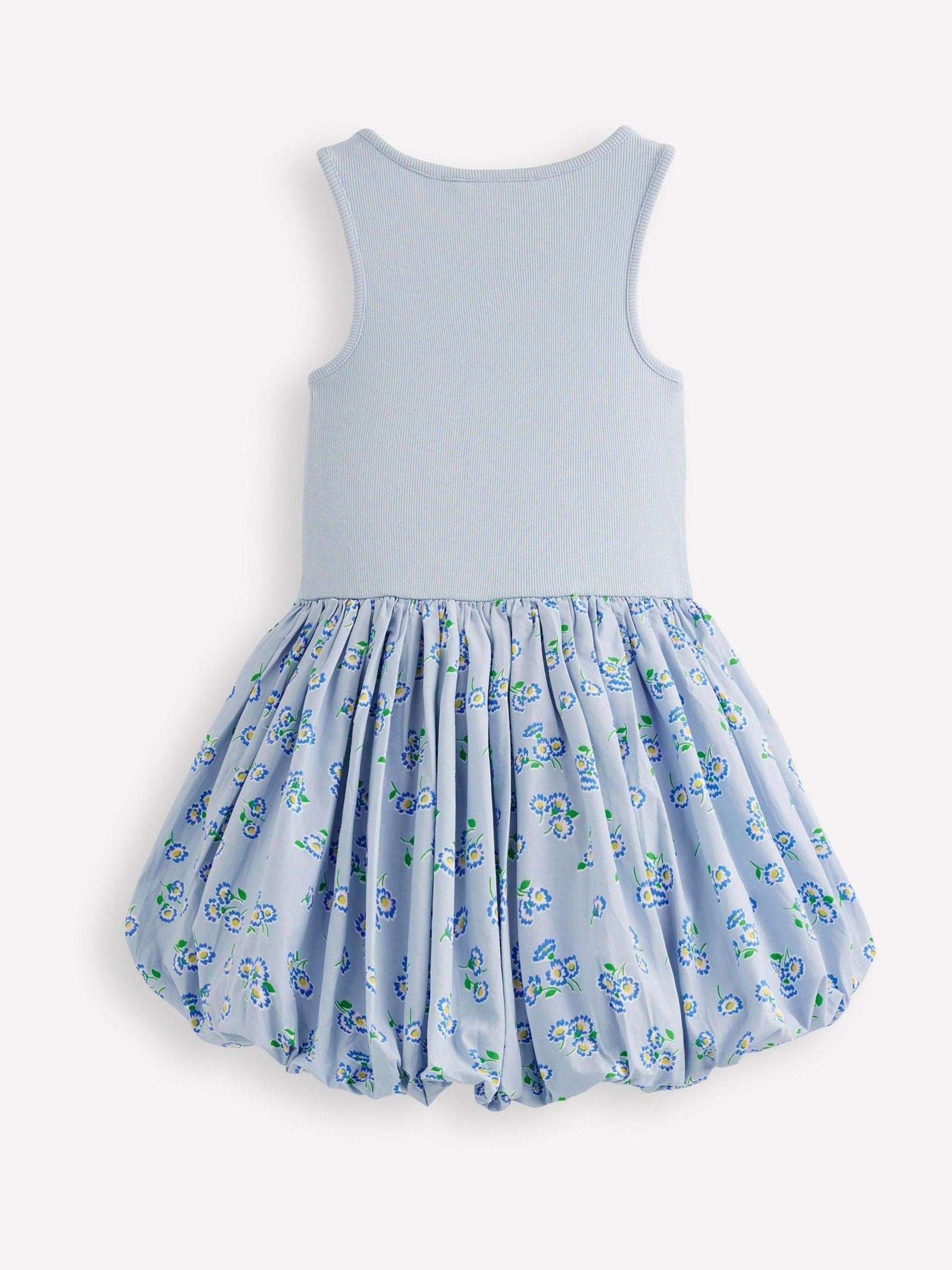 Boden Blue Bubble Hem Rib Dress image 2