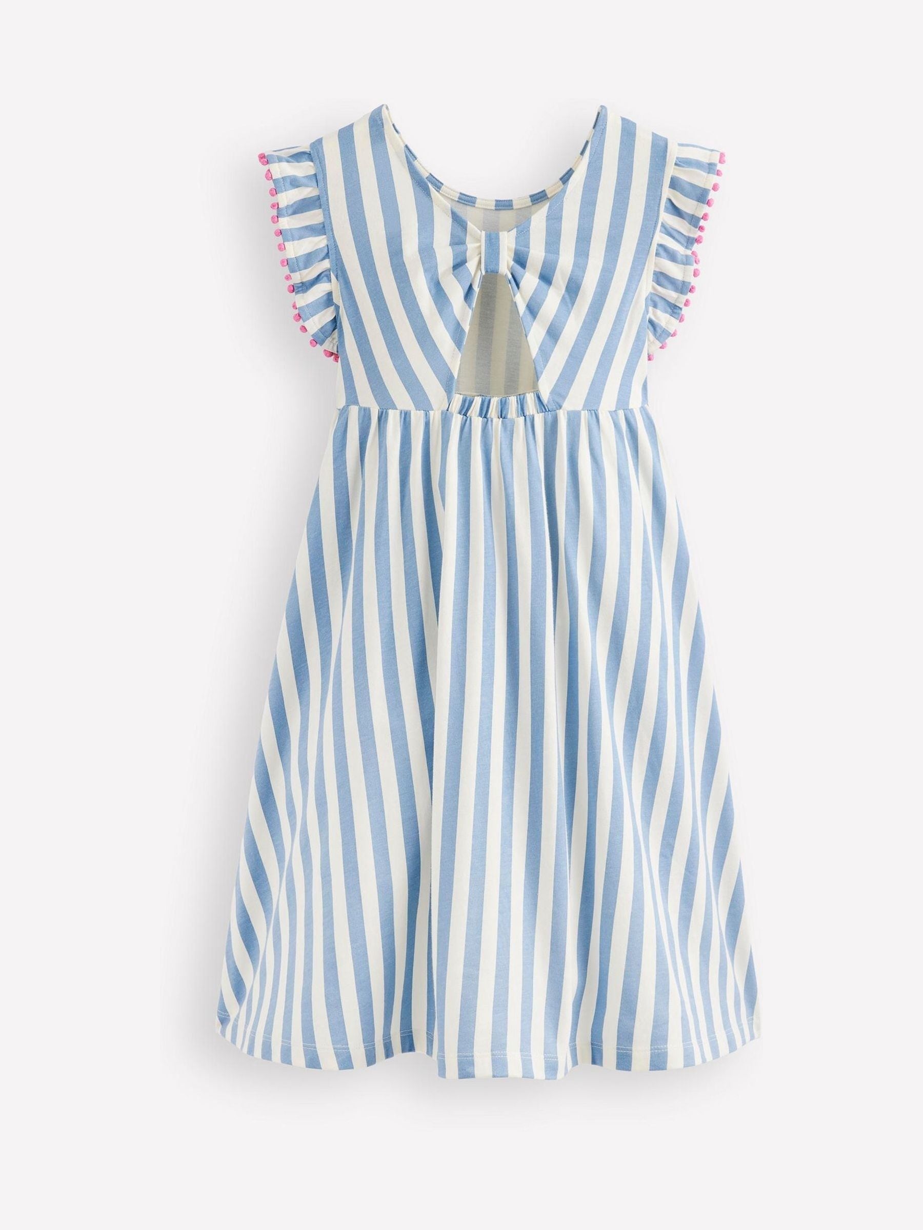 Boden Blue Bow Back Jersey Dress image 2