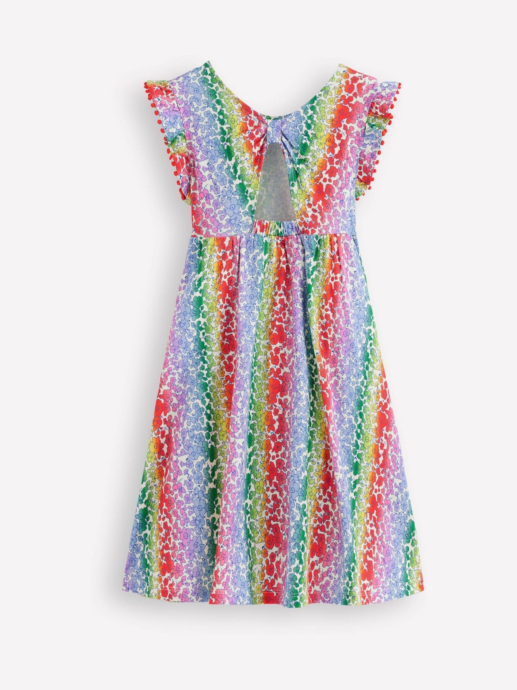 Boden Green Bow Back Jersey Dress image 2