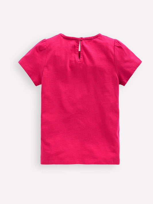 Dsiney Kidz - Boden Pink Flower Trim T-Shirt image 2