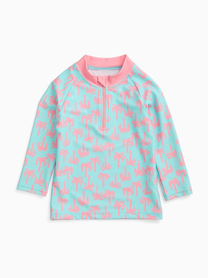 KIDLY by MORI Blue Sunsafe Zip Rash Vest image 2