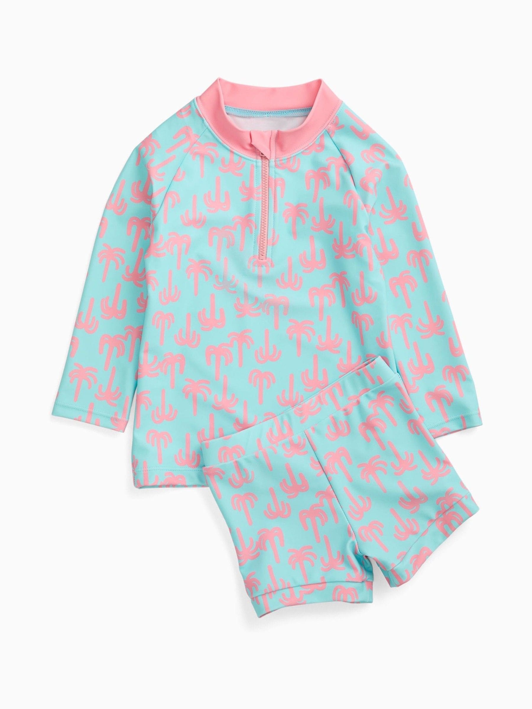 KIDLY by MORI Blue Sunsafe Zip Rash Vest image 1