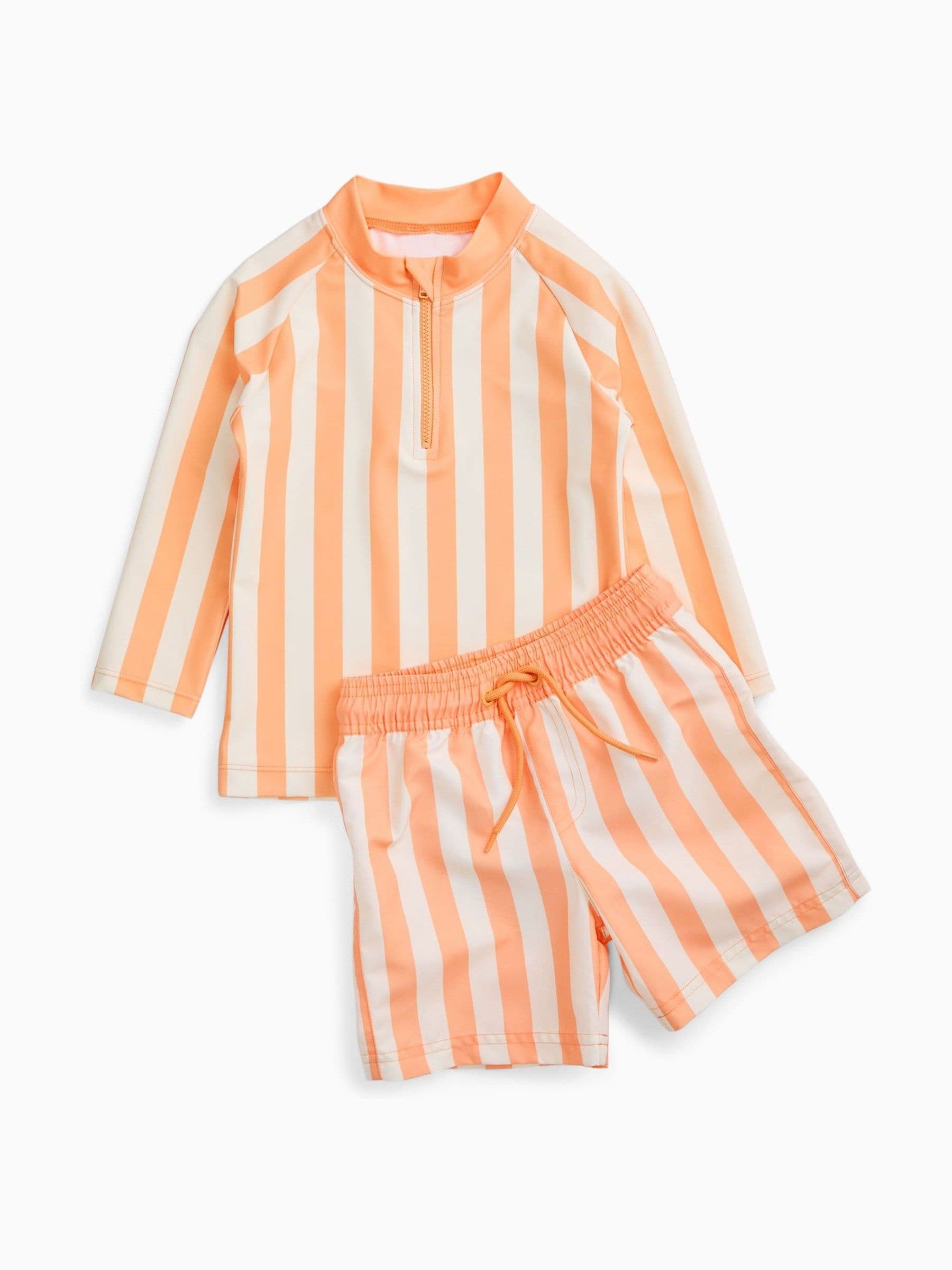 KIDLY by MORI Orange Sunsafe Board Shorts image 4