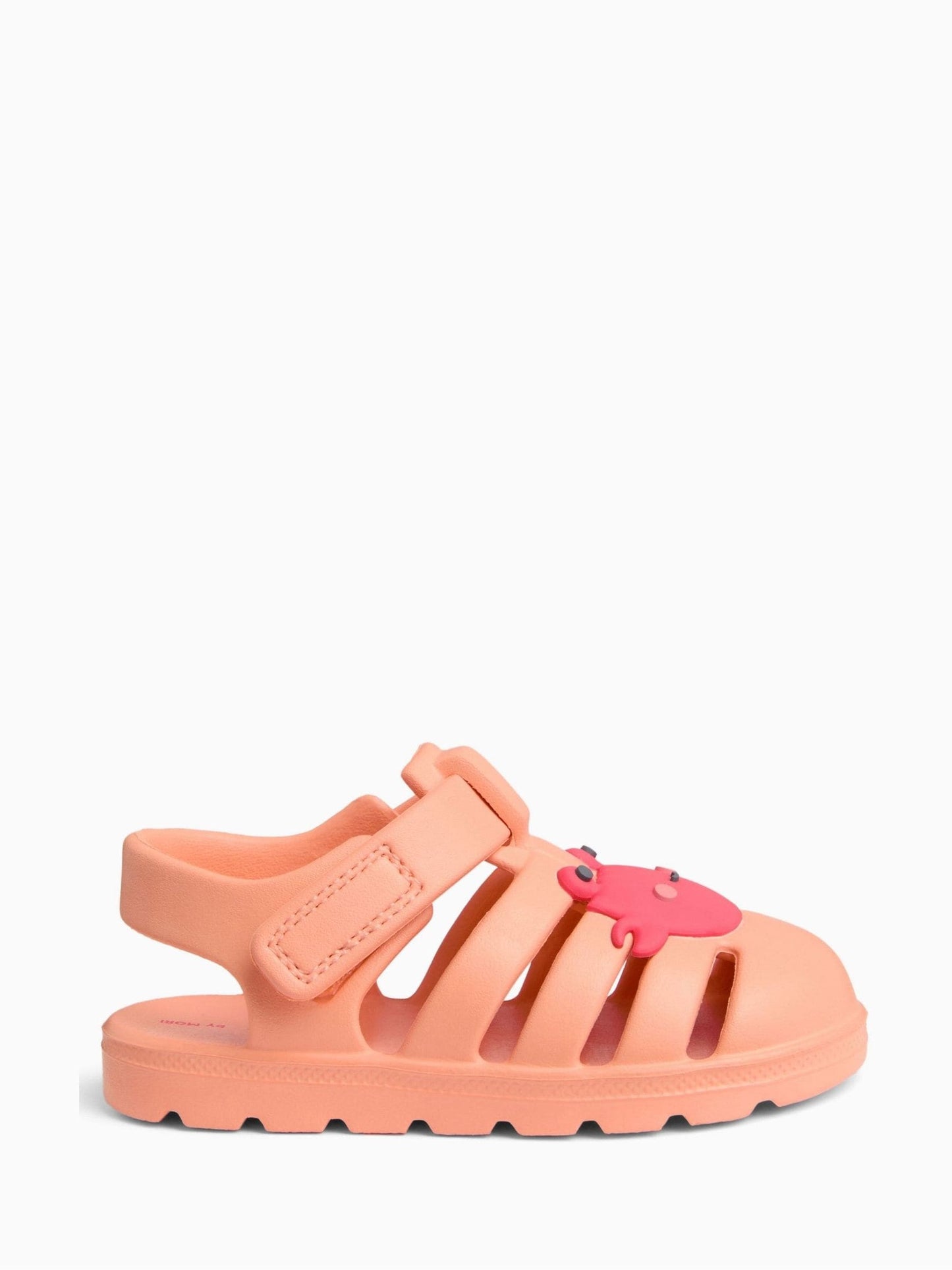 KIDLY by MORI Orange Kid's Soft Foam Clog Crab Orange Sandals image 2
