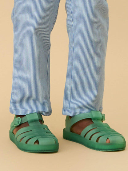 KIDLY by MORI Light Green Soft Comfy Jelly Sandals image 3