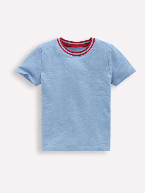Boden Blue Short Sleeve Mid Weight T-Shirt image 1
