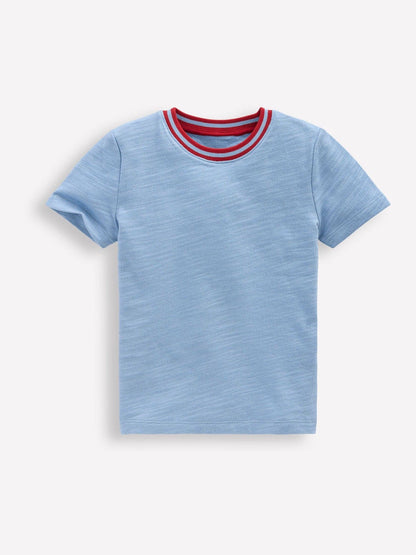 Boden Blue Short Sleeve Mid Weight T-Shirt image 1