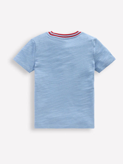 Boden Blue Short Sleeve Mid Weight T-Shirt image 2