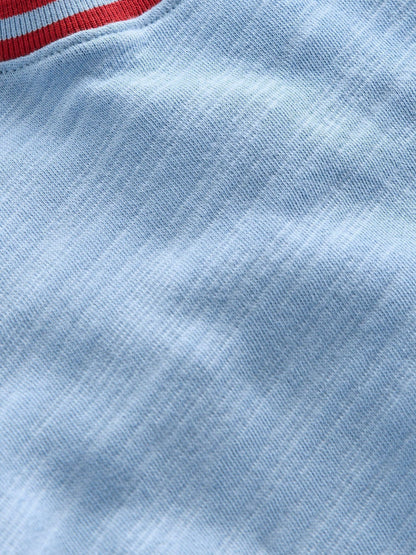 Boden Blue Short Sleeve Mid Weight T-Shirt image 3