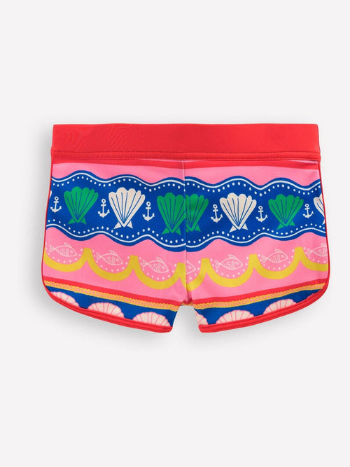 Dsiney Kidz - Boden Pink Patterned Swim Shorts image 1