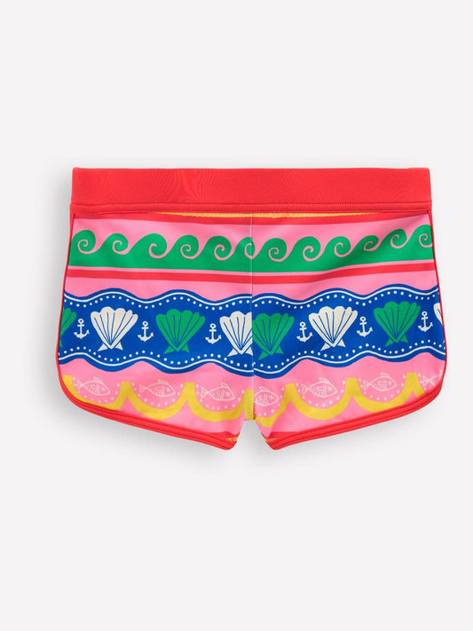 Dsiney Kidz - Boden Pink Patterned Swim Shorts image 2