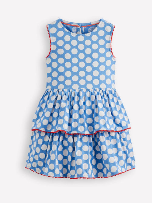 Boden Blue Tiered Jersey Sun Dress image 1