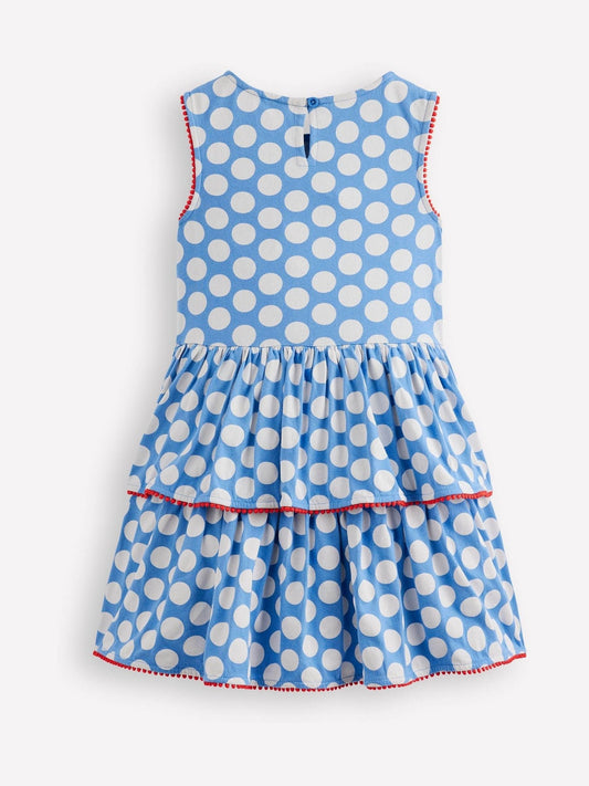 Boden Blue Tiered Jersey Sun Dress image 2