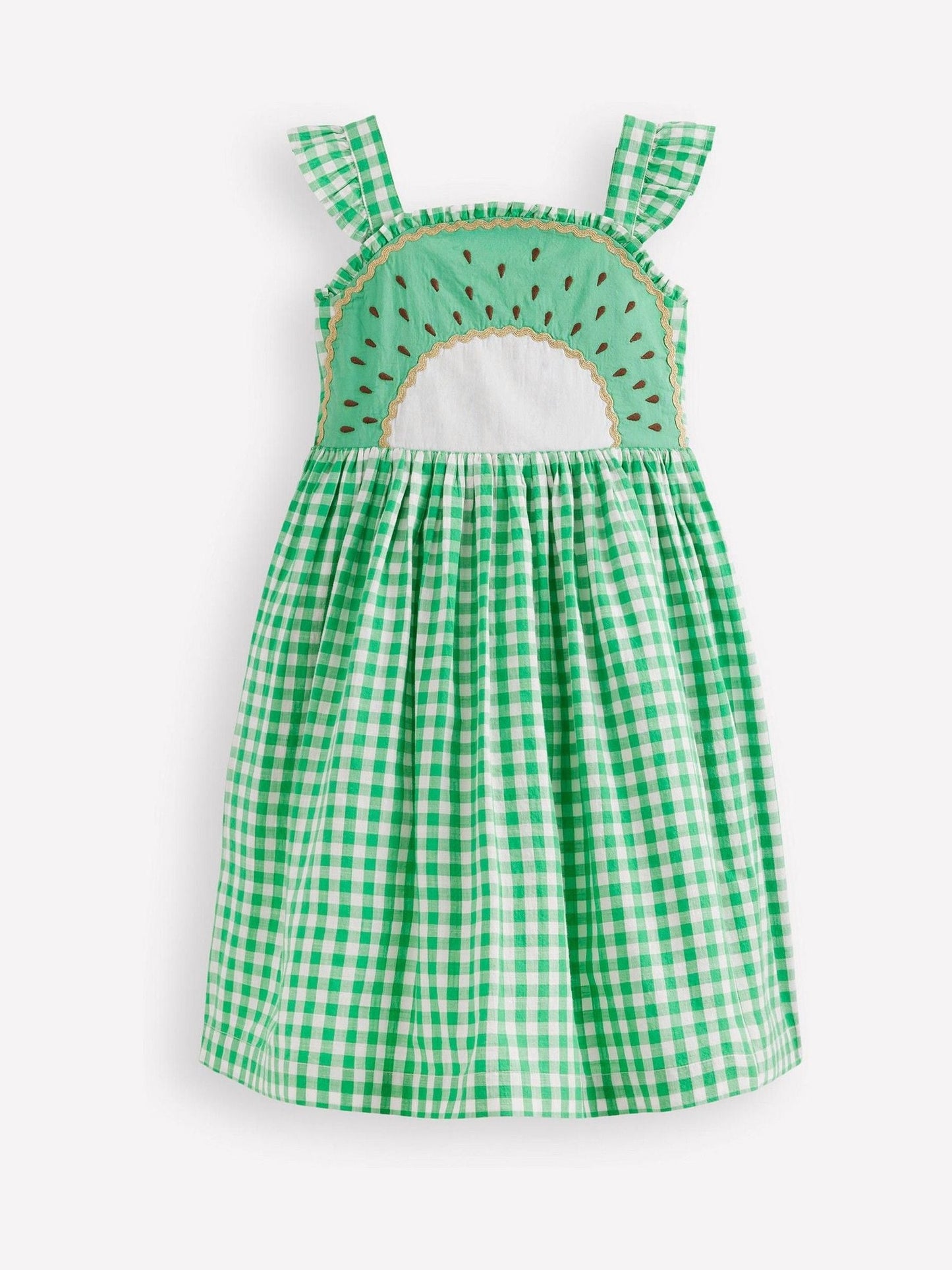 Boden Green Novelty Strappy Dress image 1