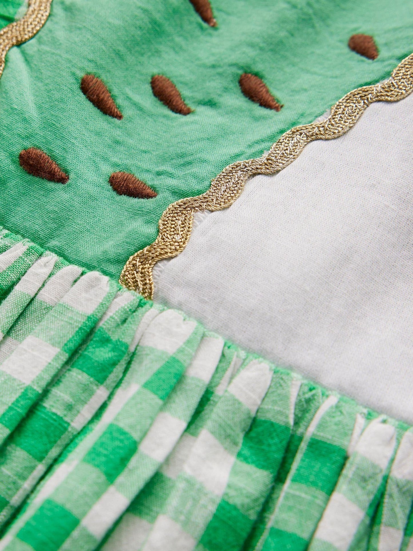 Boden Green Novelty Strappy Dress image 3