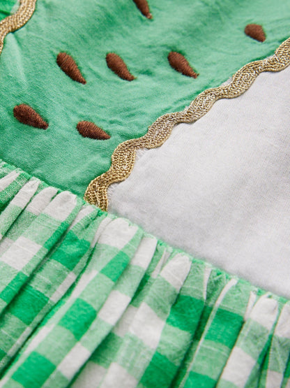 Boden Green Novelty Strappy Dress image 3