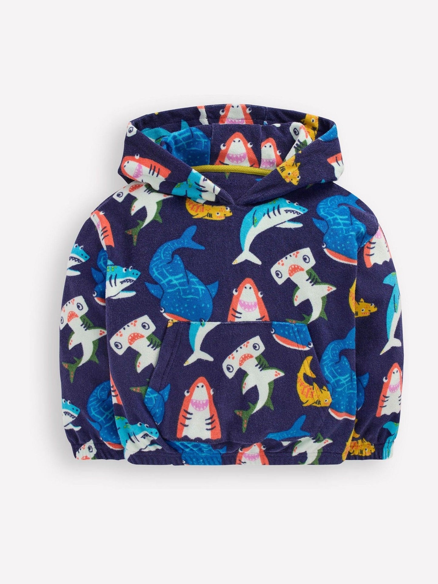Dsiney Kidz - Boden Blue Towelling Pop-over Hoodie image 1