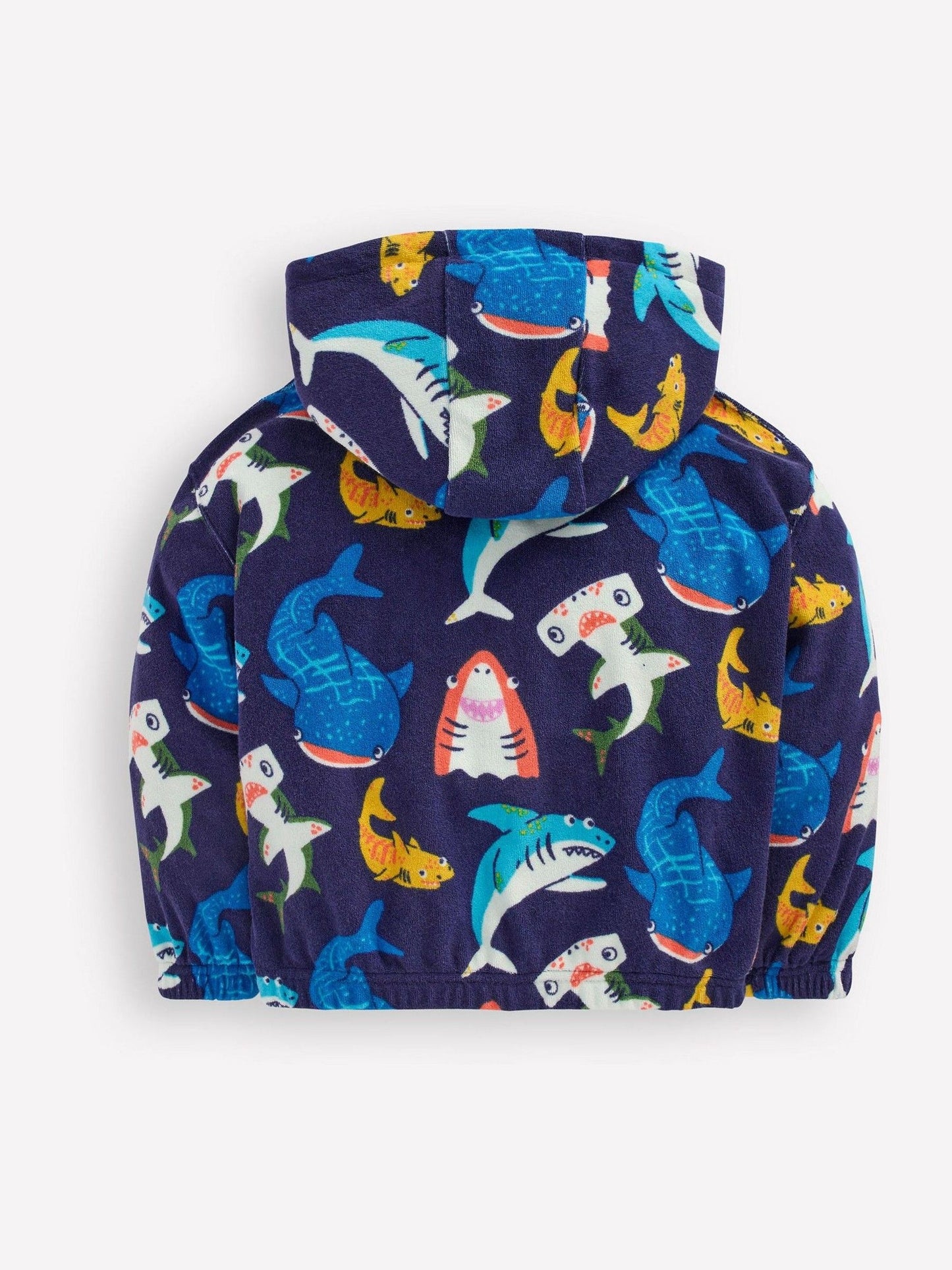 Dsiney Kidz - Boden Blue Towelling Pop-over Hoodie image 2