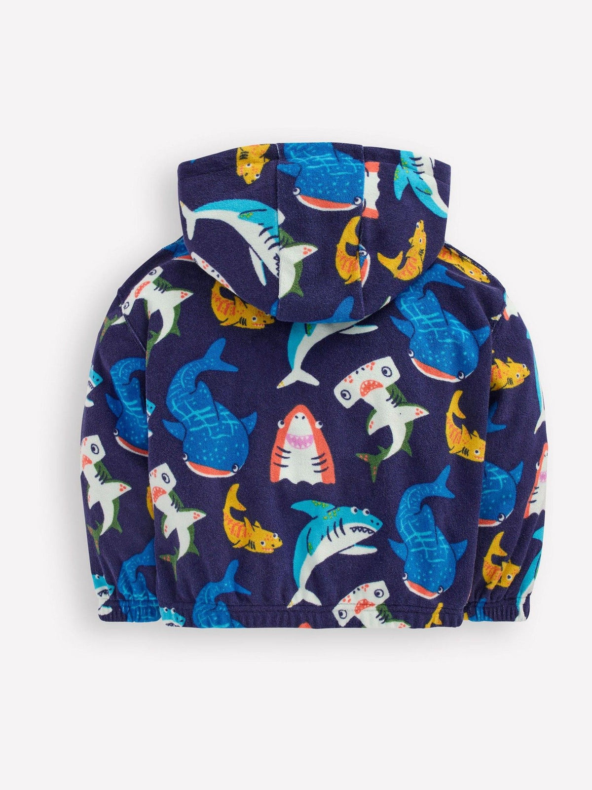 Dsiney Kidz - Boden Blue Towelling Pop-over Hoodie image 2