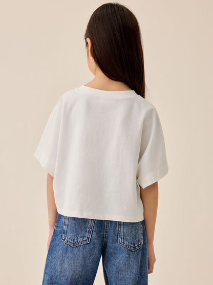 Dsiney Kidz - White Matcha Boxy Graphic T-Shirt (3-16yrs) image 3