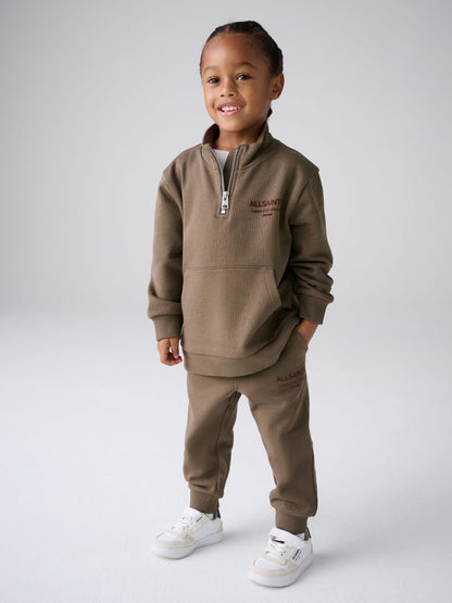 smALLSAINTS Green Underground Funnel Neck Sweater and Joggers Set - image 1