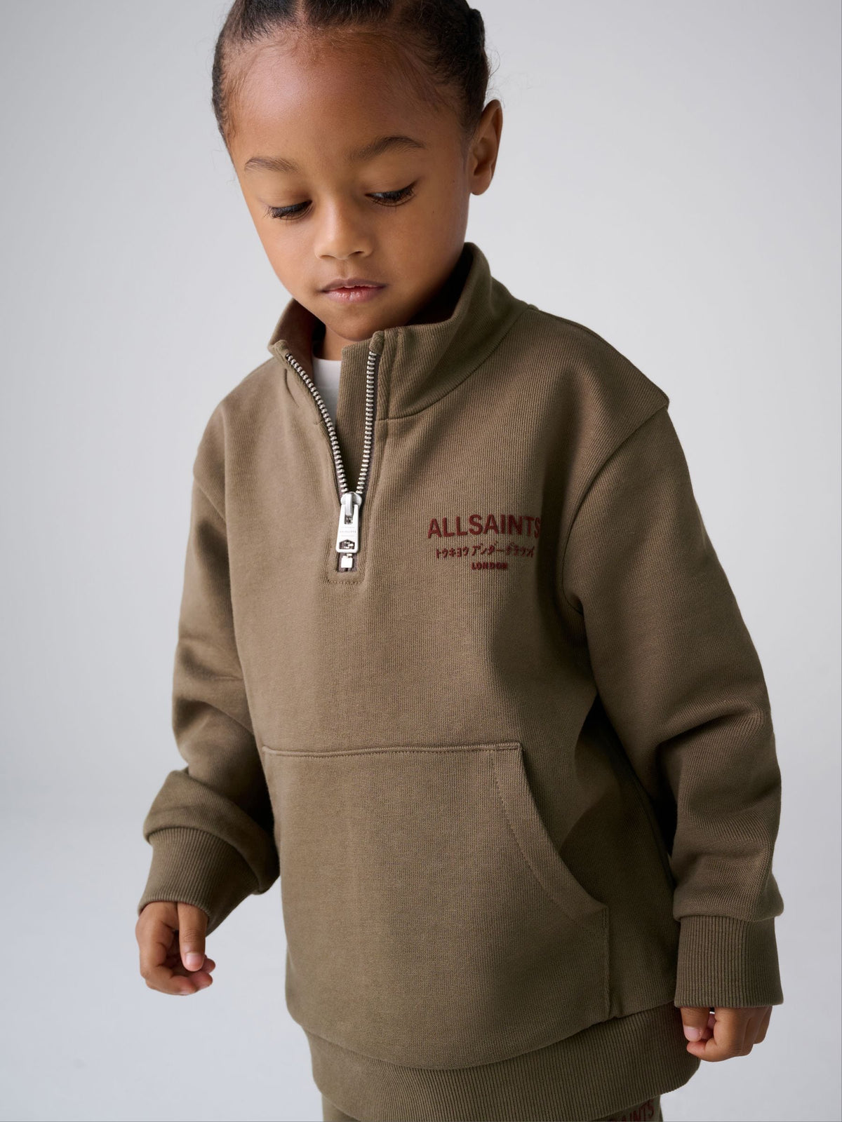 smALLSAINTS Green Underground Funnel Neck Sweater and Joggers Set - image 2