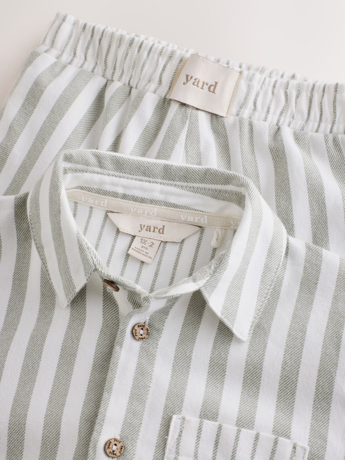 Green Hedben Stripe Yard Christmas Matching Family Pyjamas (9mths-16yrs) - image 8