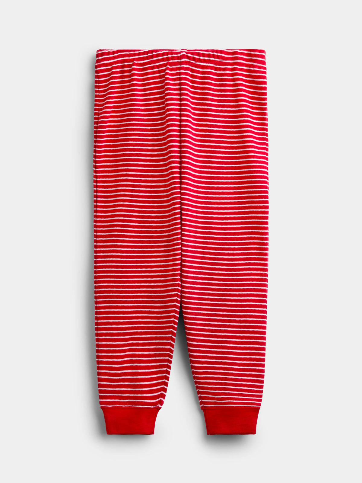 JoJo Maman Bébé Red Stripe Christmas Jersey Pyjamas - image 4