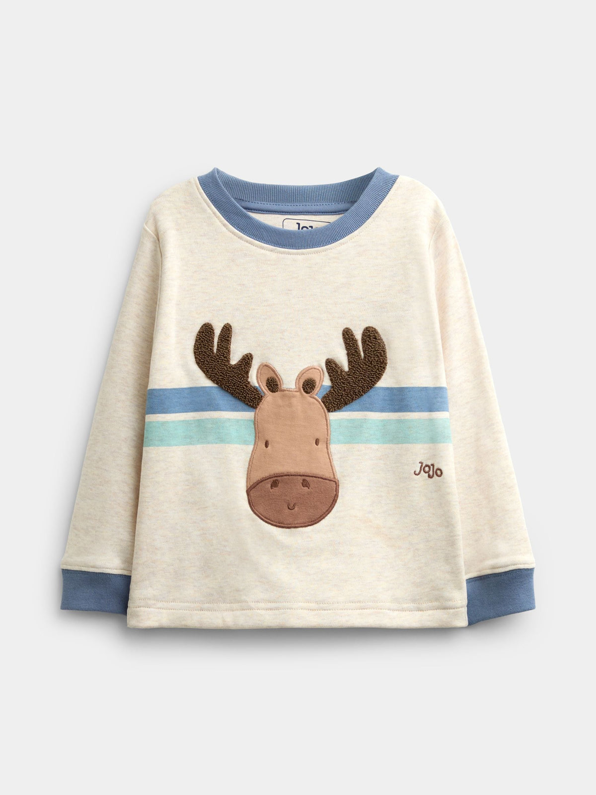JoJo Maman Bébé Blue Moose 2-Pack Mixed Pyjamas - image 2