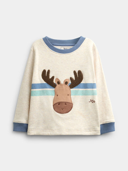 JoJo Maman Bébé Blue Moose 2-Pack Mixed Pyjamas - image 2