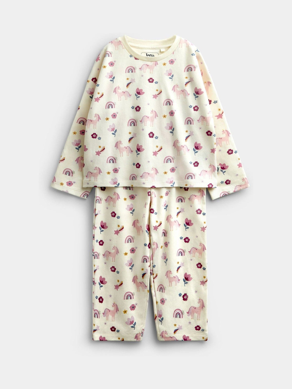 JoJo Maman Bébé Pink Unicorn 2-Pack Jersey Pyjamas - image 2