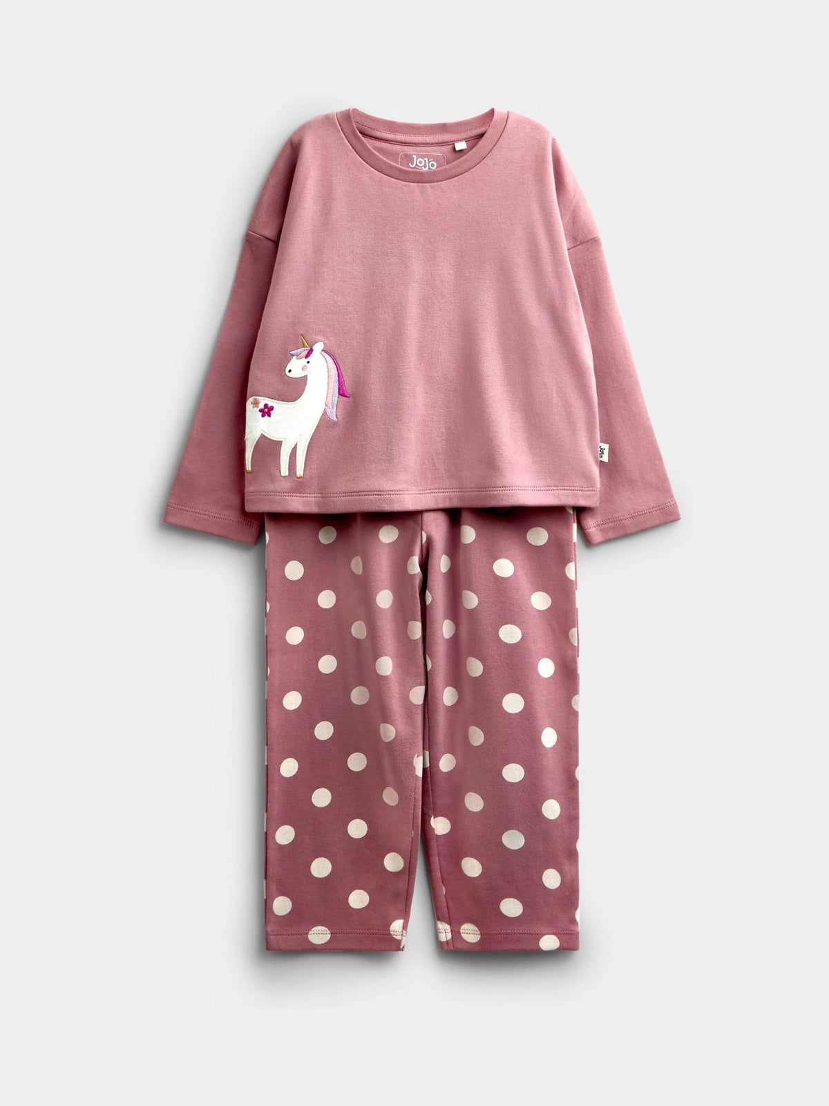 JoJo Maman Bébé Pink Unicorn 2-Pack Jersey Pyjamas - image 3