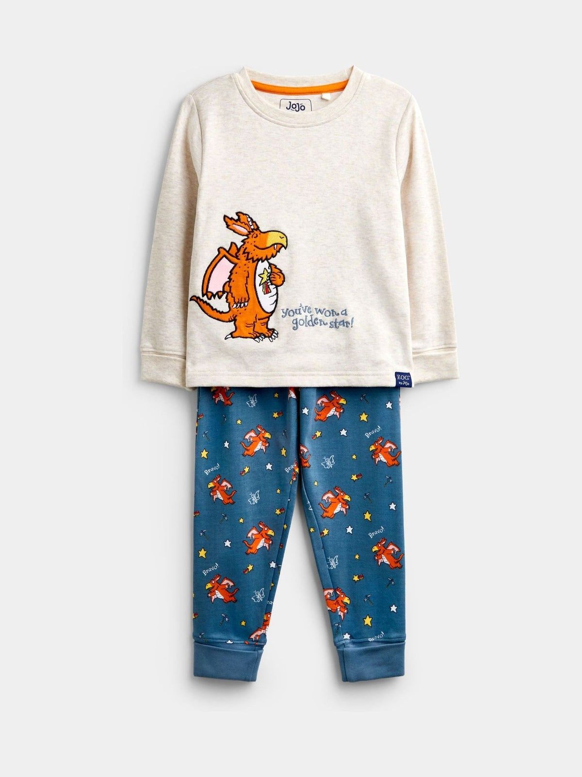 JoJo Maman Bébé Blue Zog Jersey Pyjamas - image 1
