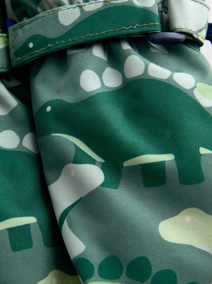 JoJo Maman Bébé Green Dinosaur Fleece Lined Mittens - image 4