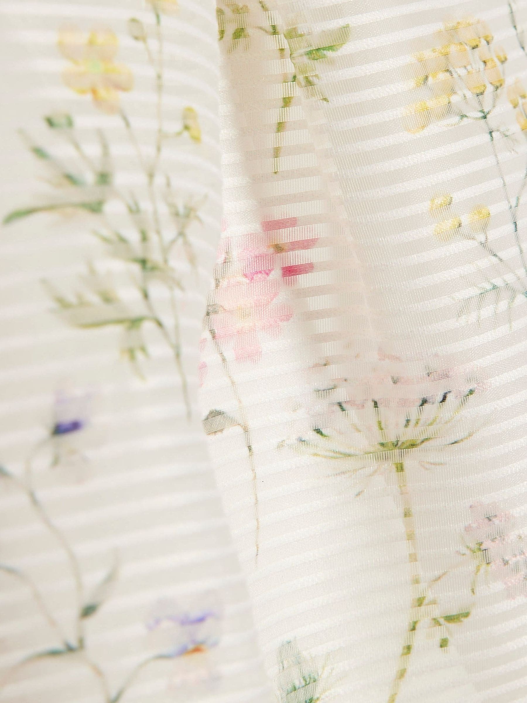 River Island White Floral Burnout Mesh Dress image 3