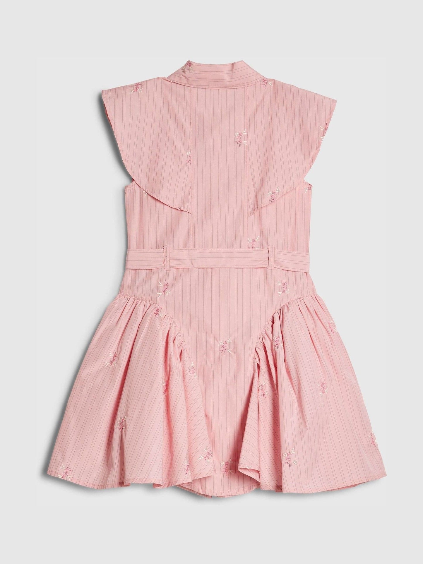 River Island Pink Stripe Prom Dress image 4