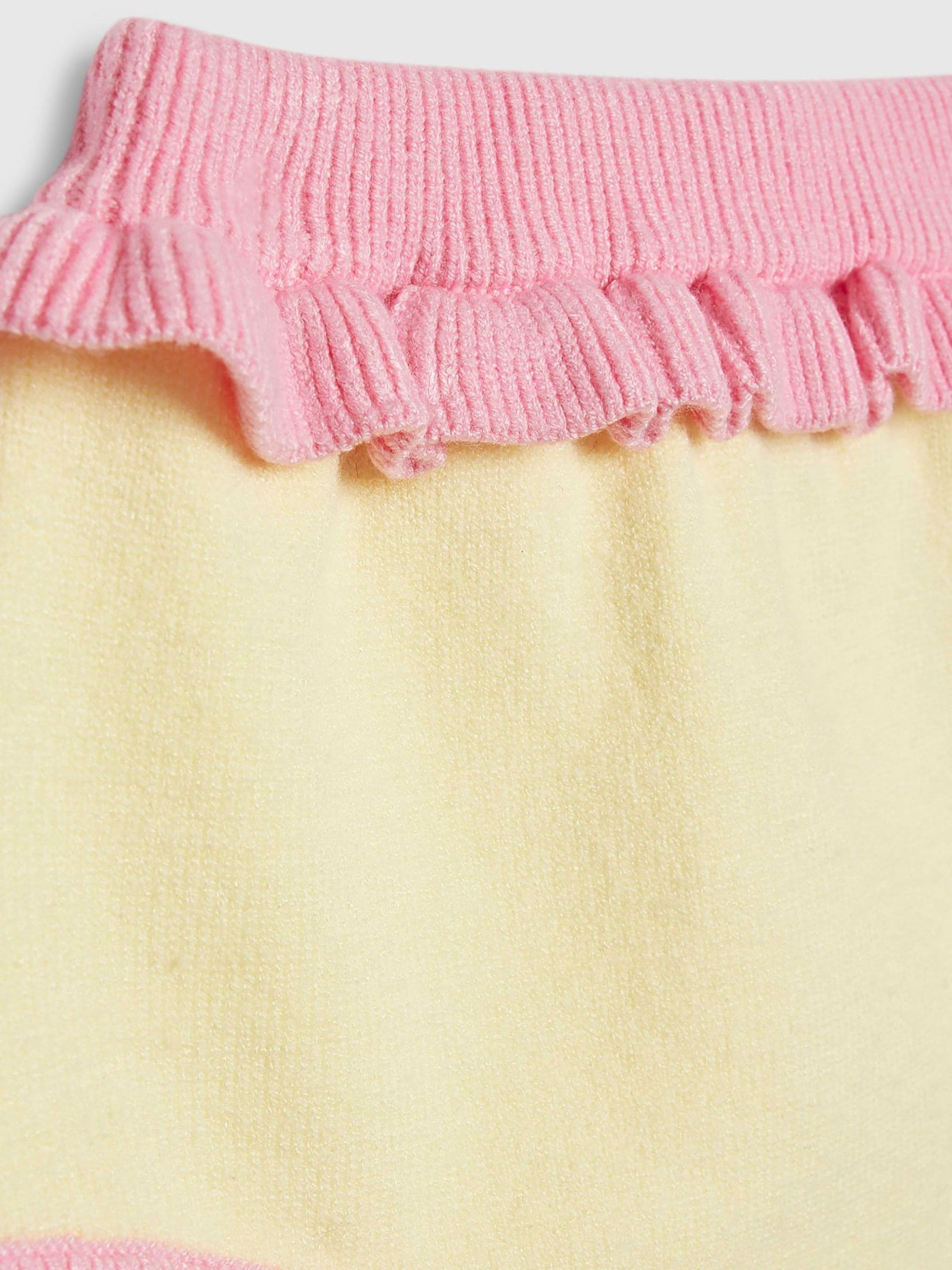 Dsiney Kidz - River Island Yellow Tulip Knitted Bloomer Set image 5