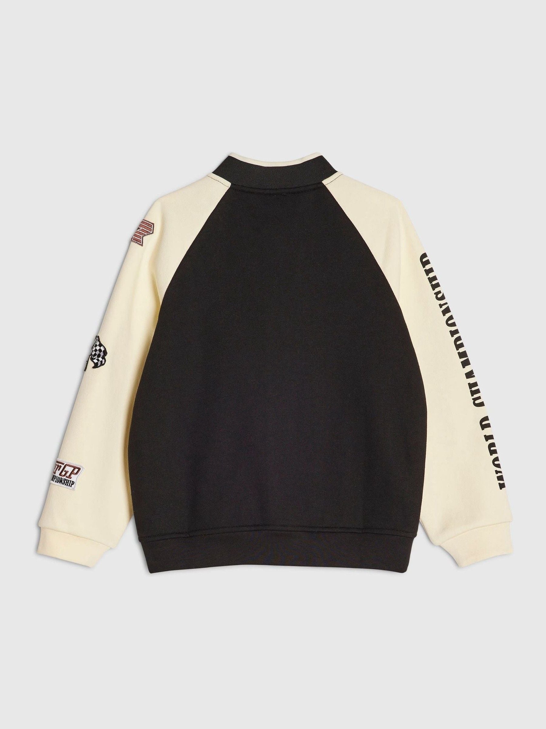 Dsiney Kidz - River Island Black Penrose Badge Bomber Jacket image 2