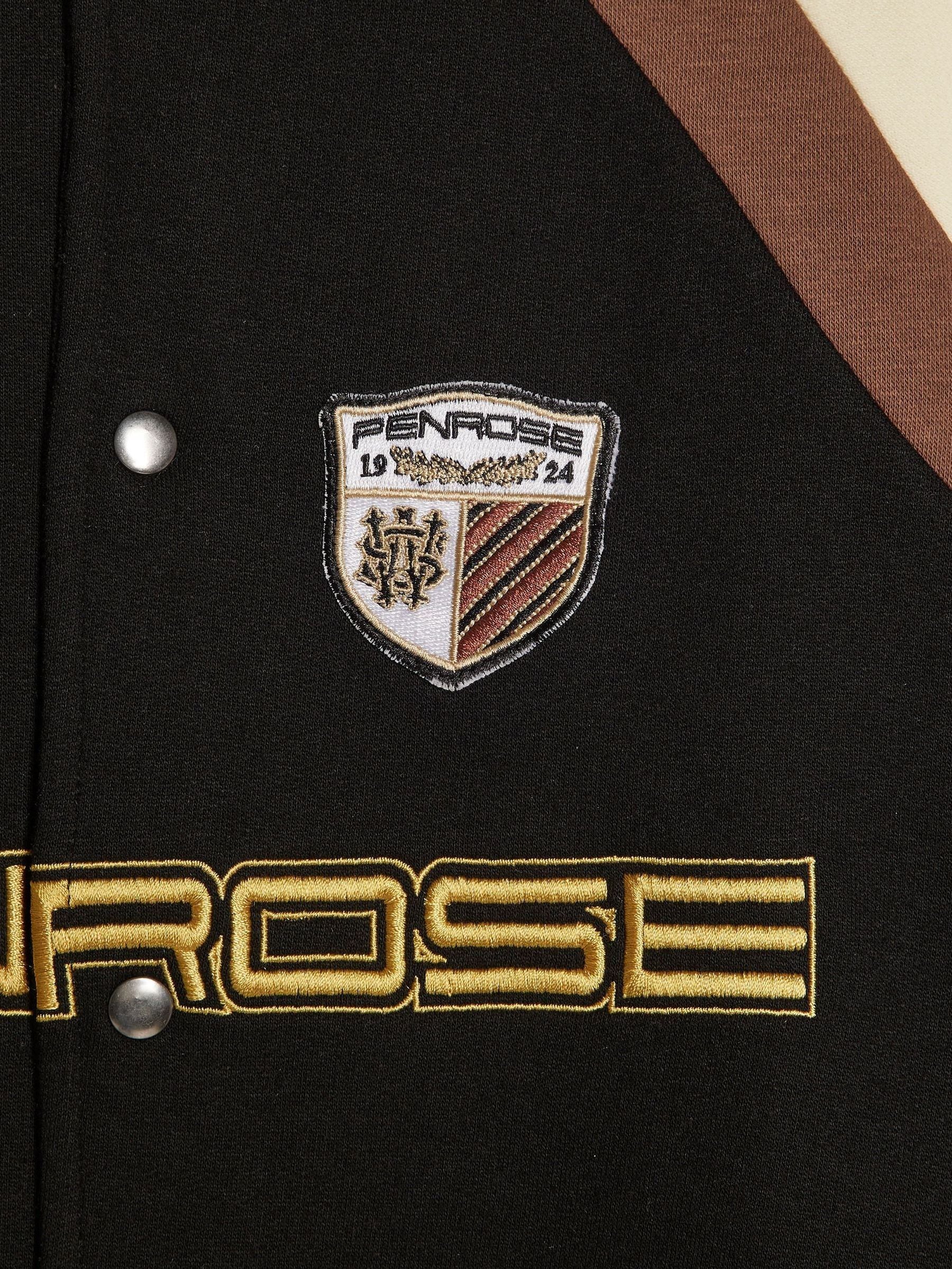 Dsiney Kidz - River Island Black Penrose Badge Bomber Jacket image 4