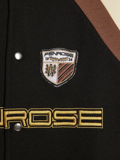 Dsiney Kidz - River Island Black Penrose Badge Bomber Jacket image 4